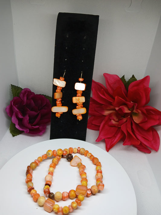 Earrings & Bracelet Set